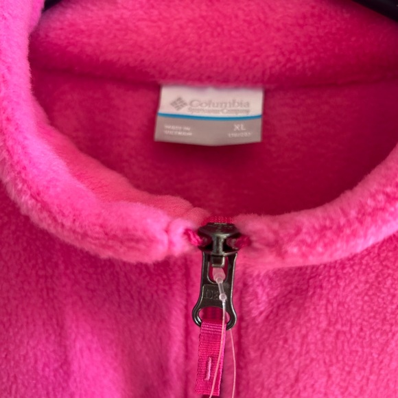 Columbia Vibrant Pink Fleece Outerwear - Picture 4 of 5